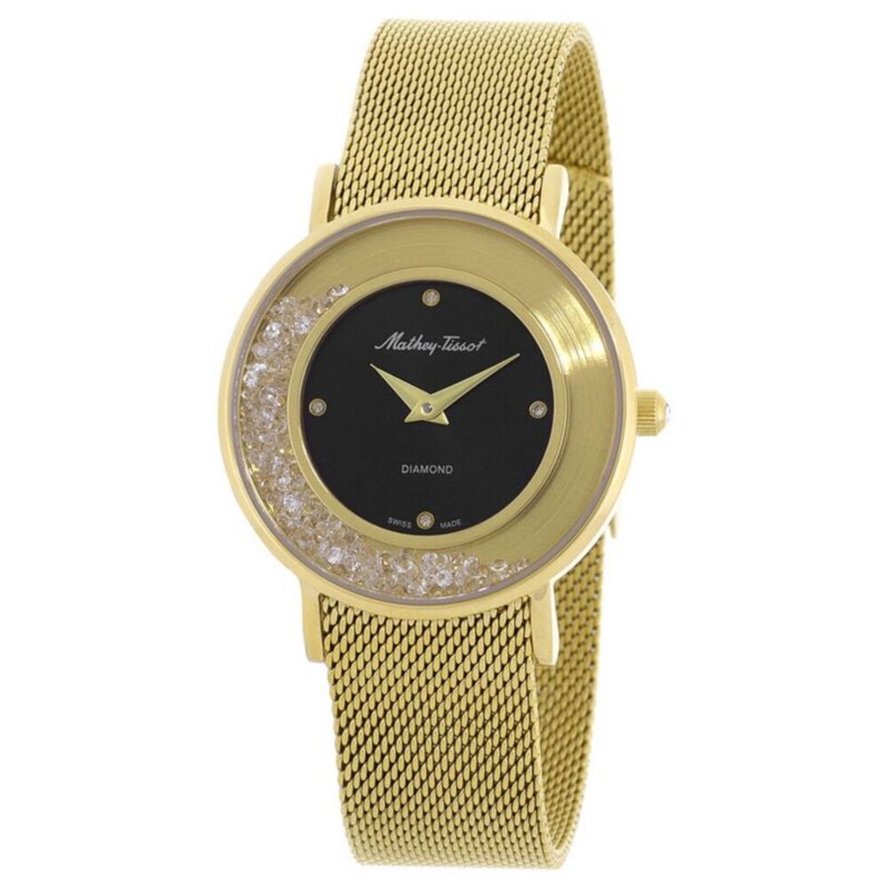 Tissot Women's Electra Black Dial Watch - D983SPYN